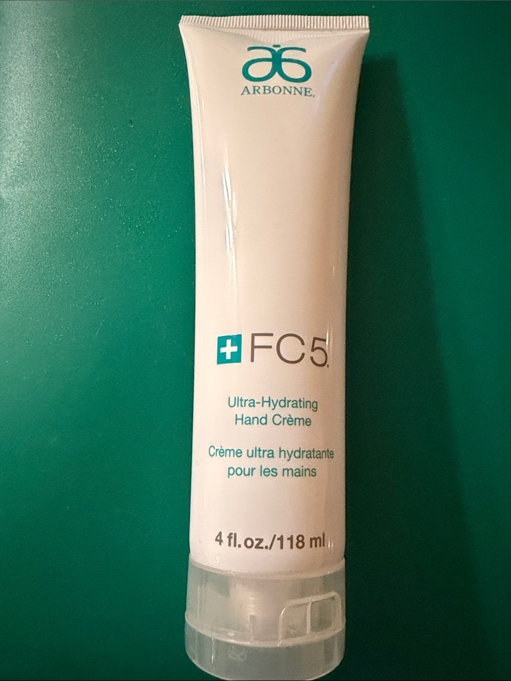 New Sealed Arbonne FC5 Ultra-Hydrating Hand Creme 4 oz / 118 ml Tube